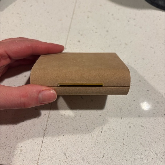 Celine Gold and Tan Cufflinks - Picture 6 of 7